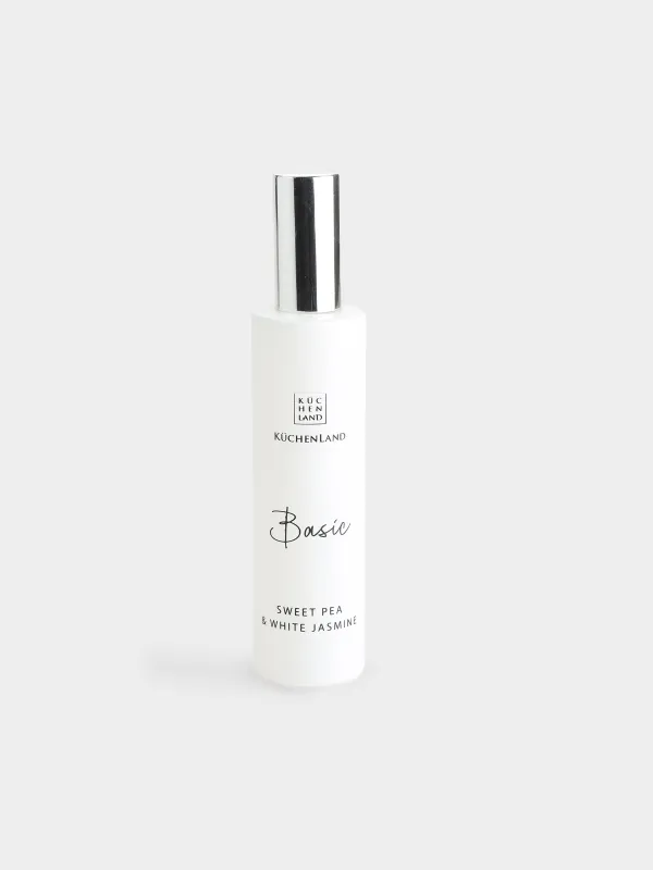 Спрей ароматический, 100 мл, белый, Sweet Pea&White Jasmine, Basic, image-0