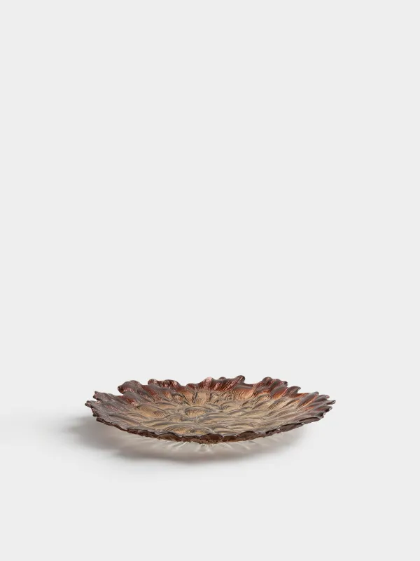 Блюдо, 29 см, стекло Р, коричневый градиент, Pion gradient, image-1