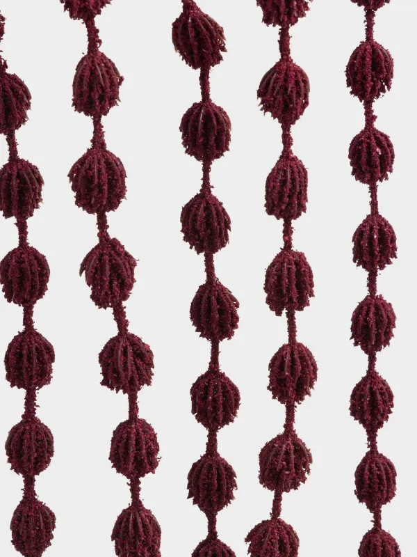Ветка декоративная, 1,2 м, Бордовые ягоды, Amarant decor, image-2