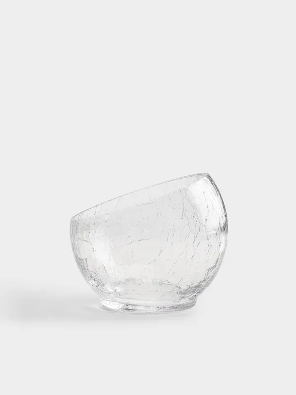 Кәмпит ыдысы, 15x17 см, шыны, Кракелюр, Ice, image-0