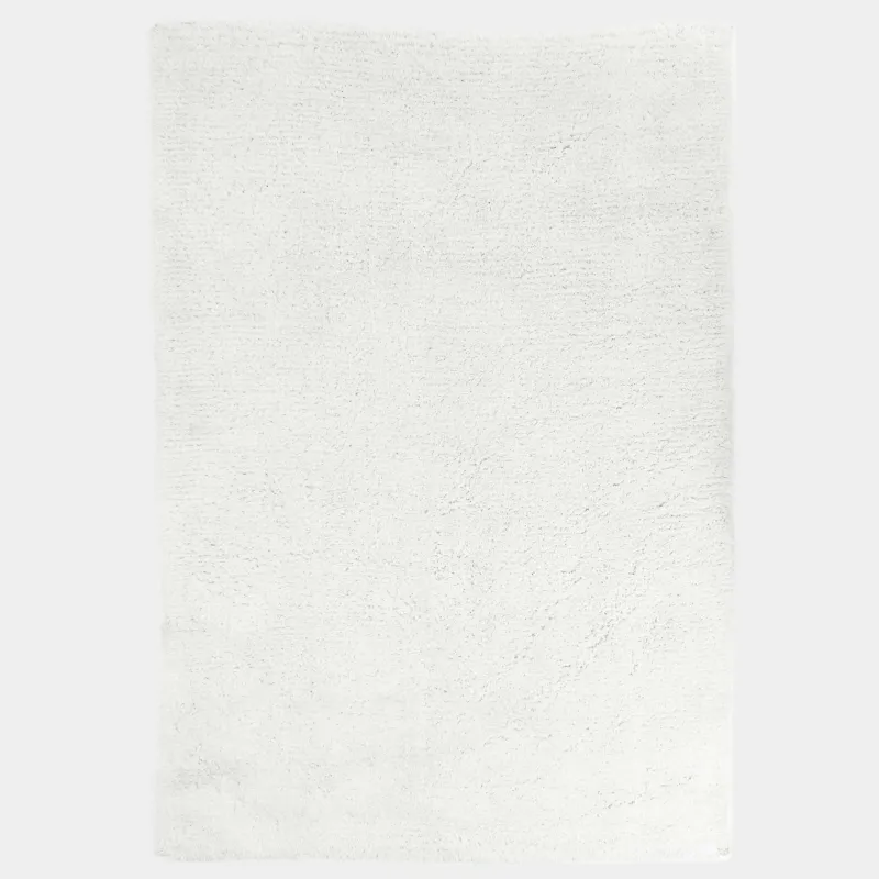 Кілем, 150х210 см, полиэстер/мақта, сүт түстес, үлпілдек түк, Monotone