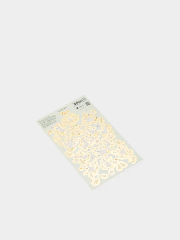 Набор наклеек для яиц, 17х10 см, 26 шт, пасхальный, ПВХ, Гуси, Easter decal, image-2