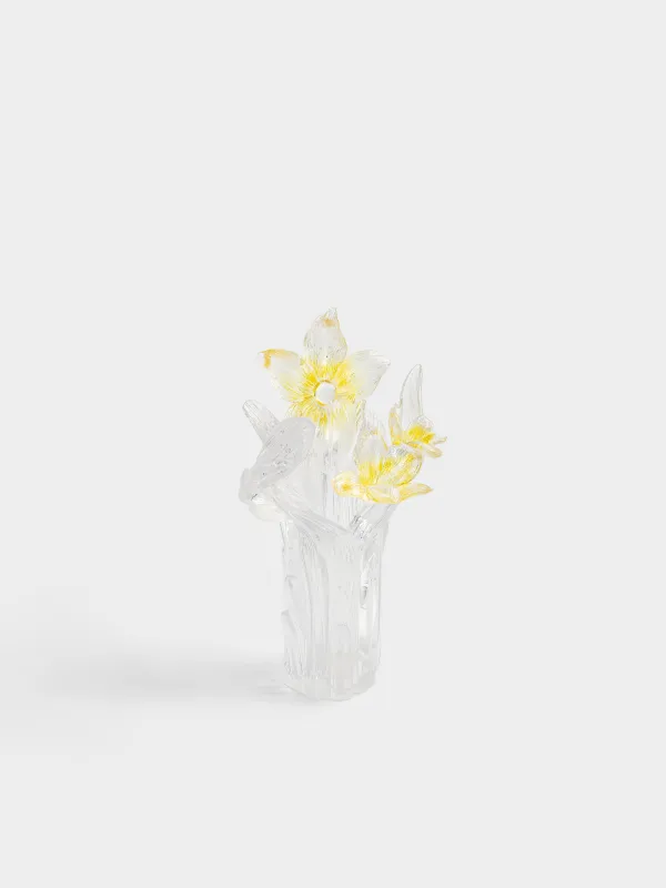 Гүл вазасы, 28 см, сәндік, полирезин, Нәркестер, Bloom, image-0