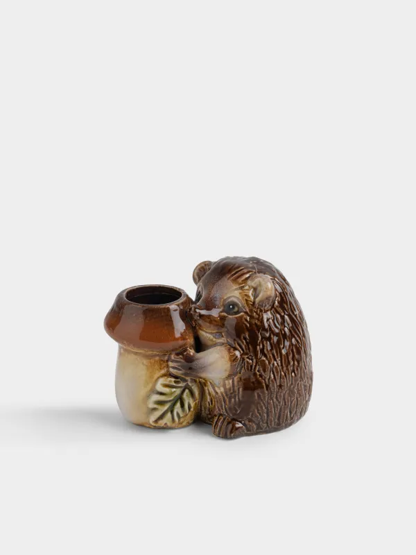 Подставка для зубочисток, коричневая, Hedgehog, image-0