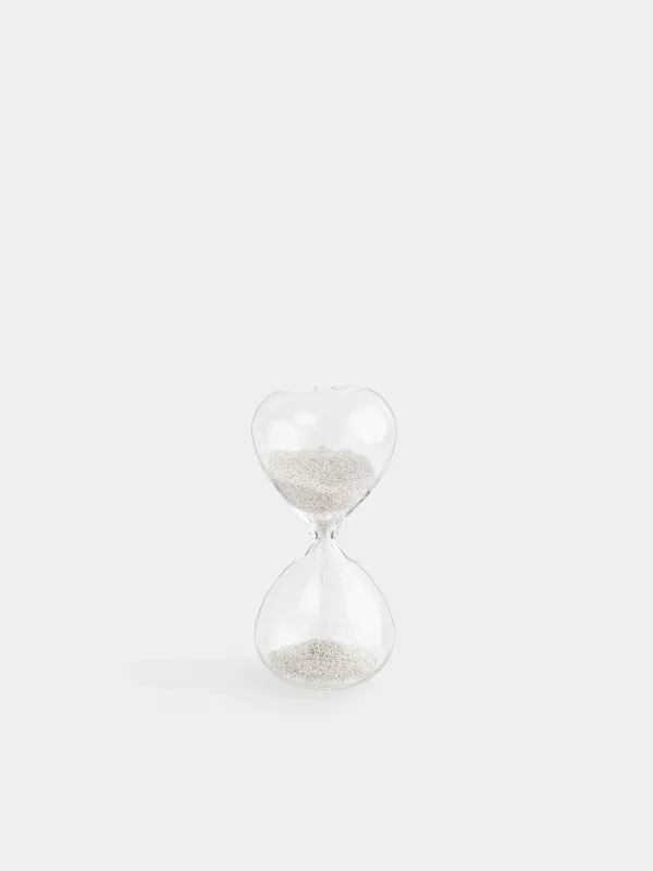 Құм сағаты, 8 см, 30 секунд, шыны/құм, Sand time, image-0