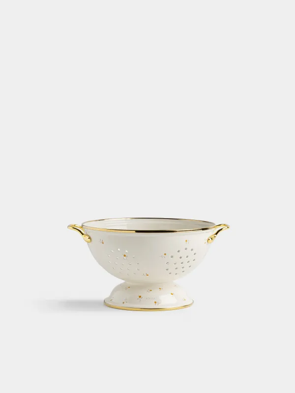 Дуршлаг, 23 см, Цветы, Enamel florets, image-0