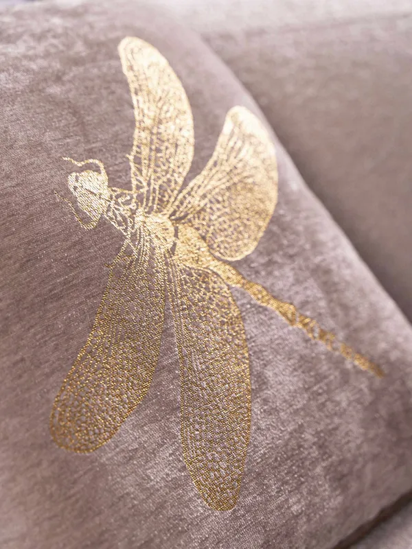 Подушка декоративная, 45х45 см, Стрекоза, Dragonfly, image-3