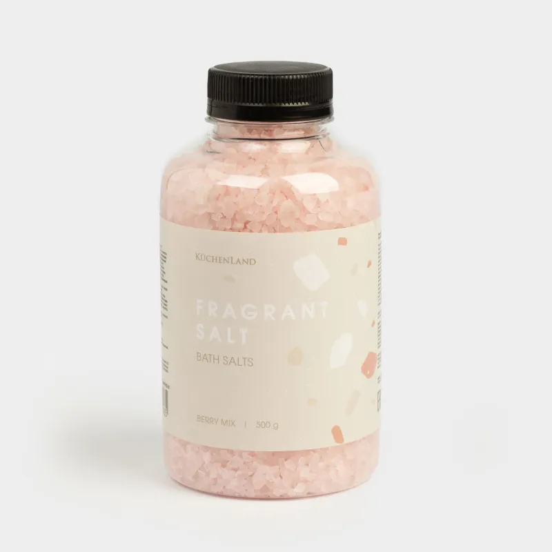Ваннаға арналған тұз, 500 гр, ақ және қызғылт, Жидекті микс, Fragrant salt