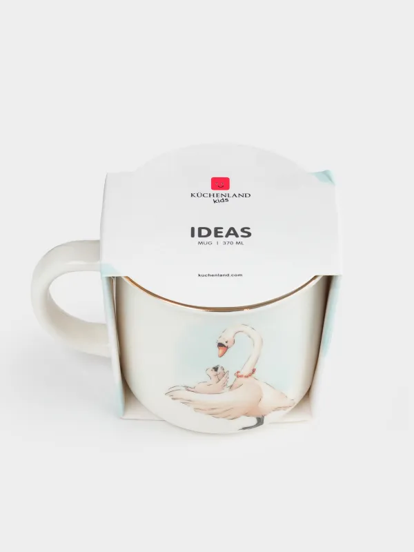 Саптыаяқ, балаларға арналған, 360 мл, фарфор N, ақ, Дизайн, Ideas, image-4