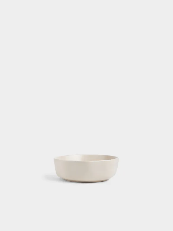 Салат ыдысы, 16х5 см, 580 мл, керамика, сүт түстес, Мыжылған әсер, Crumple creme, image-0