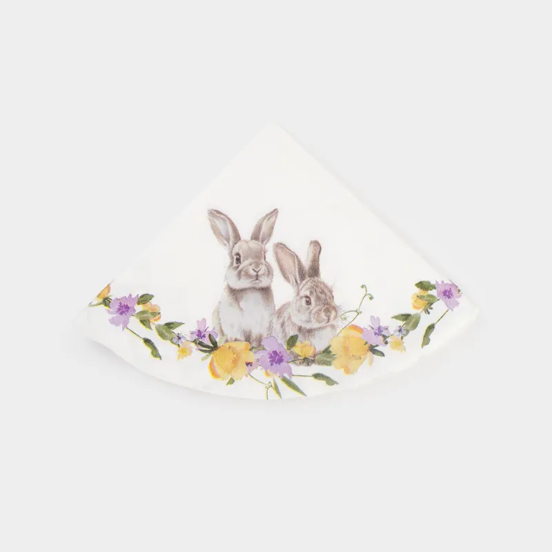 Салфетки бумажные, 33 см, 20 шт, Flora Easter