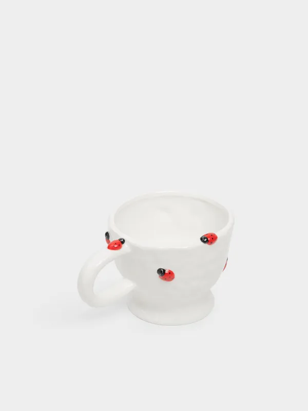 Саптыаяқ, 400 мл, фарфор Р, ақ, Қанқыз, Ladybirds, image-1