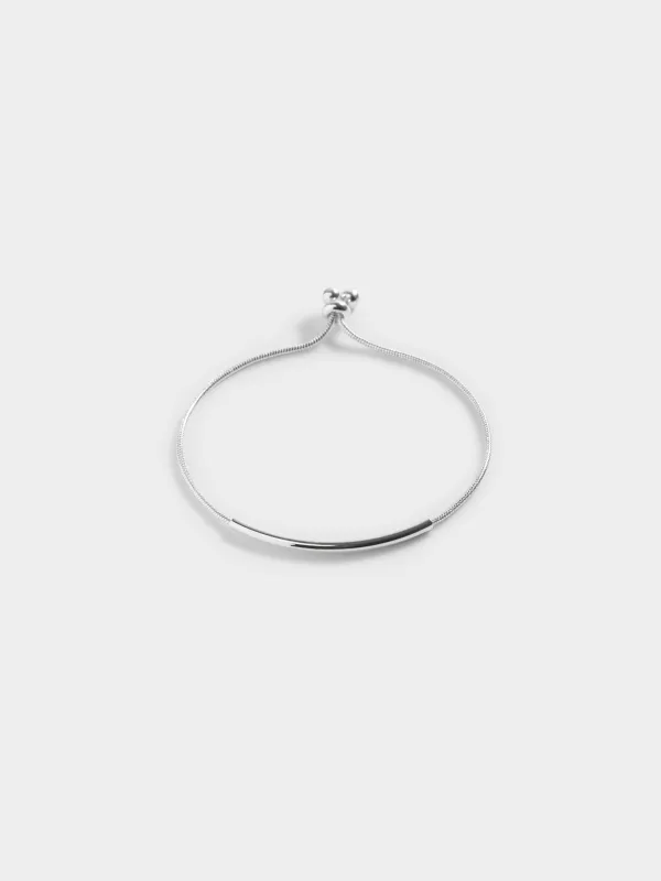 Білезік, 26 см, металл, күміс түстес, Jewelry, image-2
