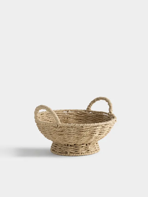 Корзина для хранения, 27х24х15 см, с ручками, Braided, image-1