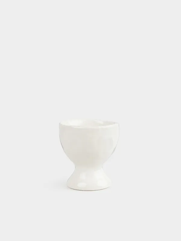Жұмыртқа тұғыры, 6 см, керамика, ақ, Easter gold, image-0