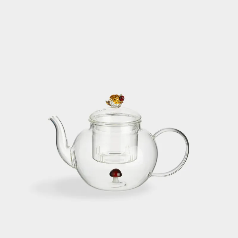 Чайник заварочный, 1 л, Еж и гриб, Shape
