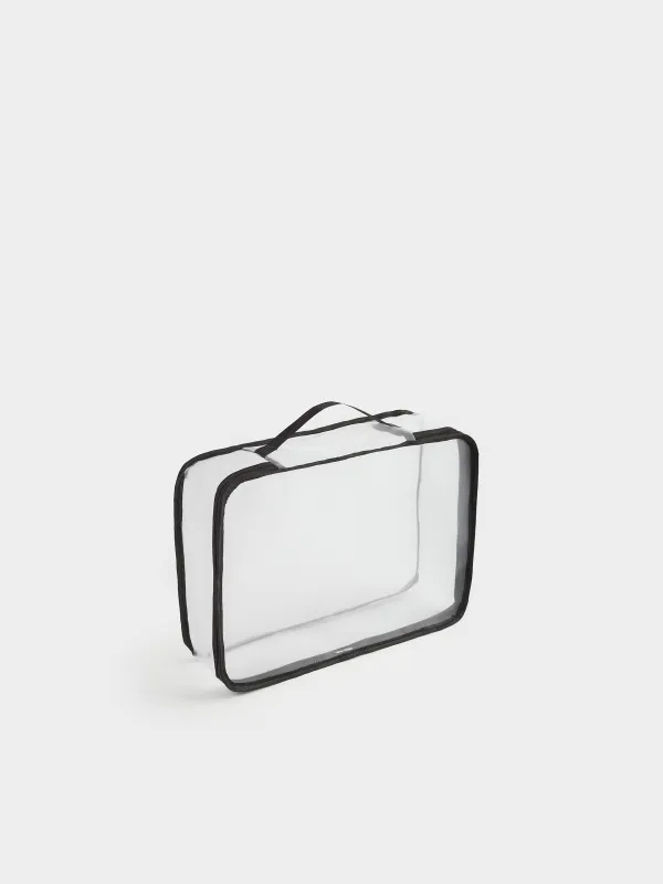 Киімге арналған органайзер, 40х30х12 см, қара контур, Safety travel, image-0