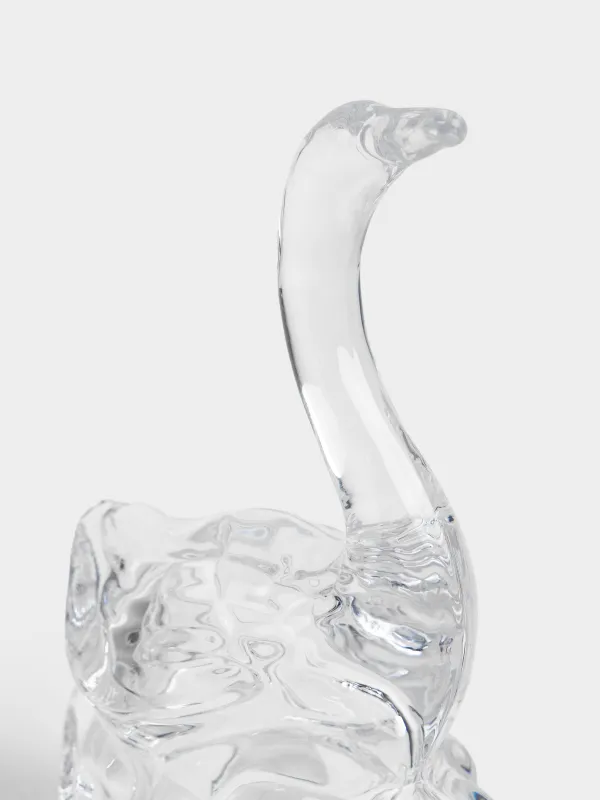 Мүсінше, 12 см, шыны, Аққу, Swan, image-3
