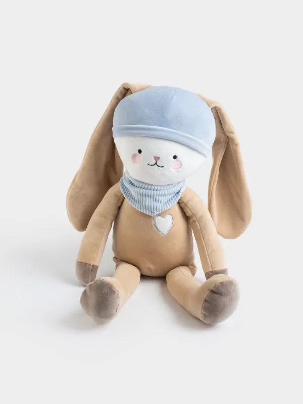 Ойыншық, 30 см, жұмсақ, полиэстер, сарғылт-қоңыр, Қоян, Rabbit, image-1
