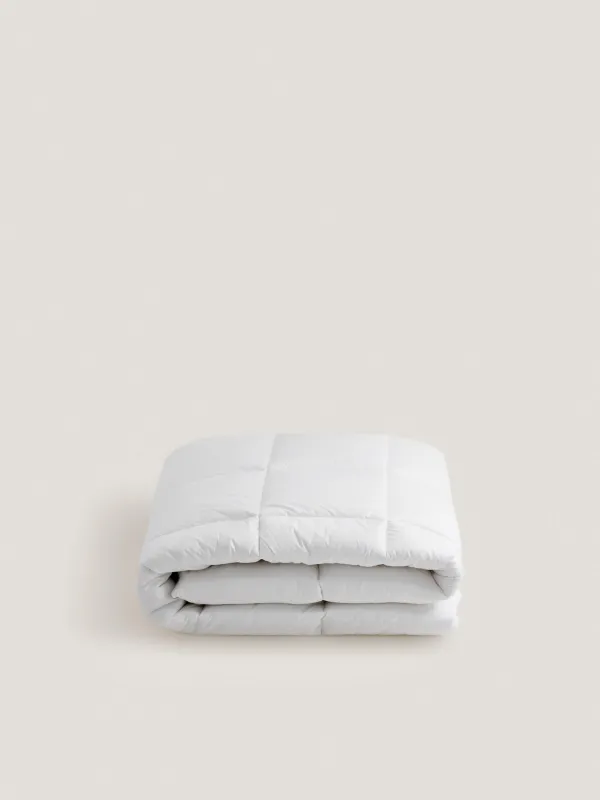 Көрпе, 200х220 см, мақта/микрофибра, ақ, күміс жиектері бар, Soft cotton, image-2