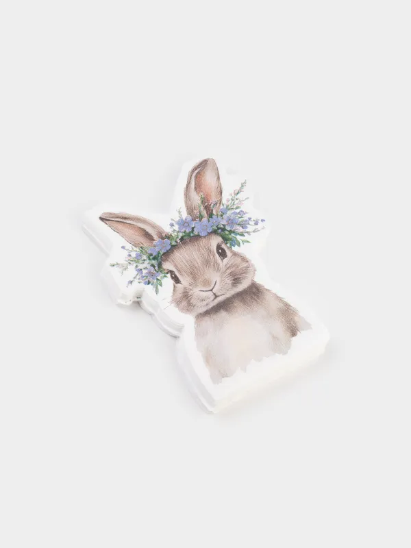 Салфетки бумажные, 25х30 см, 20 шт, Flora Easter, image-1