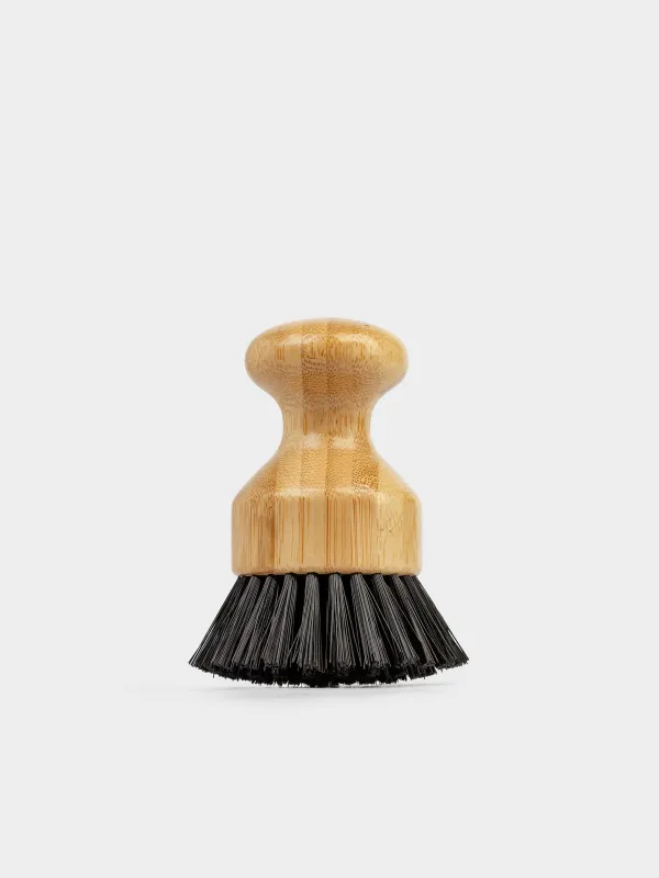 Щетка для мытья посуды, 7 см, бамбук/пластик, черная, Black clean, image-0