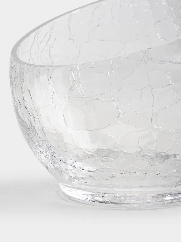 Кәмпит ыдысы, 15x17 см, шыны, Кракелюр, Ice, image-1