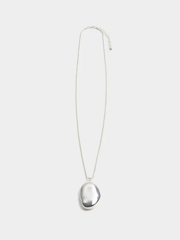 Шынжыр, 80 см, аспасы, металл, күміс, Салпыншақ, Jewelry, image-0