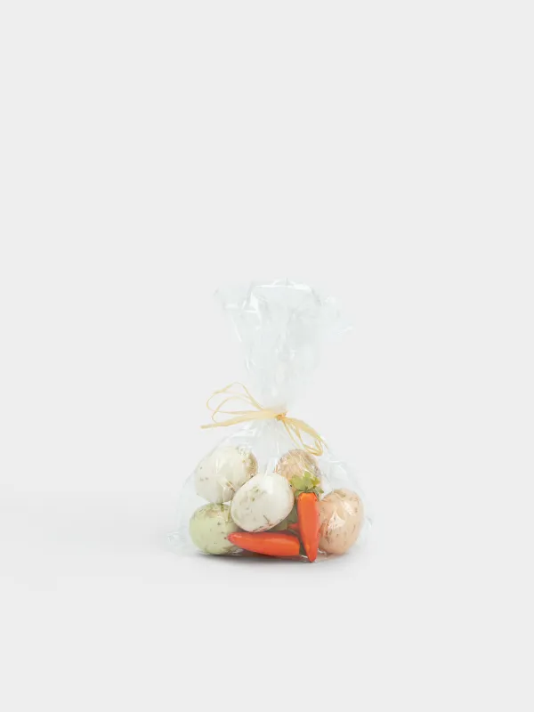 Набор декоративный, 12 шт, Морковка и яйца, Easter decor, image-0
