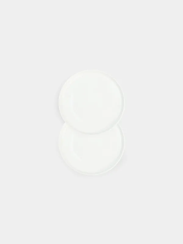Десерт тәрелкесі, 20 см, 2 дана, фарфор F, ақ, Ideal white, image-0