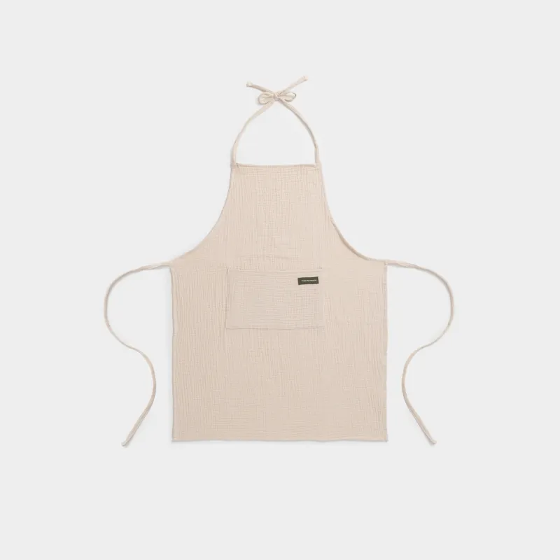 Алжапқыш, 65х80 см, муслин, сарғылт-қоңыр, Muslin kitchen
