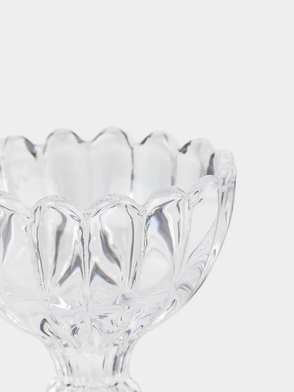 Подставка для яйца, 7 см, стекло, Clear pattern, image-3