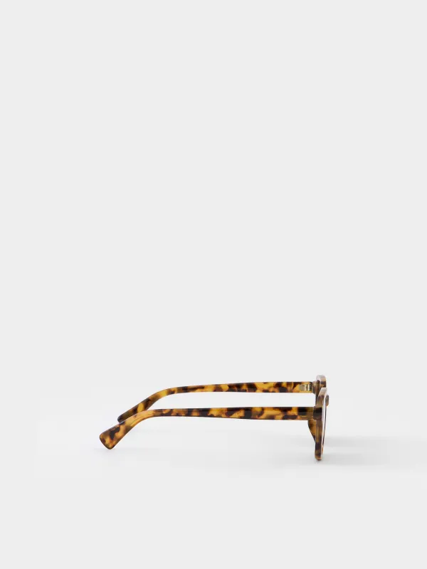 Очки солнцезащитные, пластик, прямоугольные, черепаховые, Eyewear, image-3
