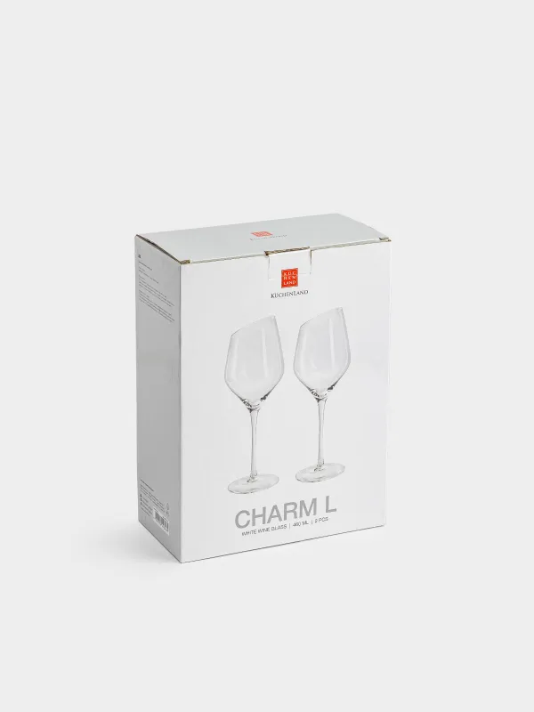 Ақ шарапқа арналған бокал, 460 мл, 2 дана, әйнек, Charm L, image-7