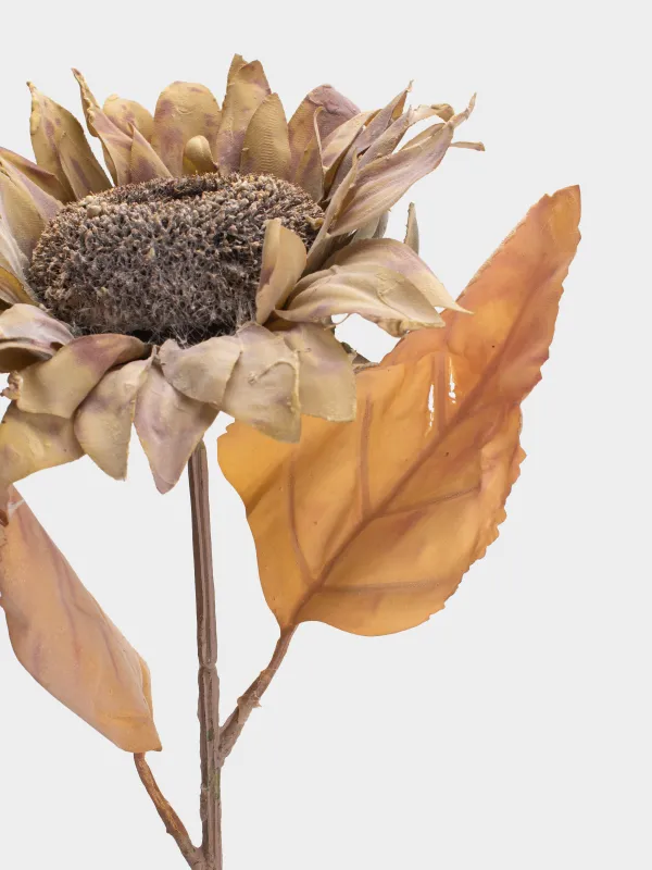 Жасанды гүл, 60 см, полиэстер, Күнбағыс, Flower garden, image-3