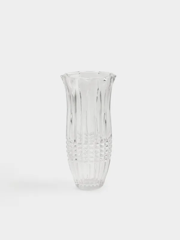 Гүл вазасы, 30 см, шыны, Ribedic, image-0