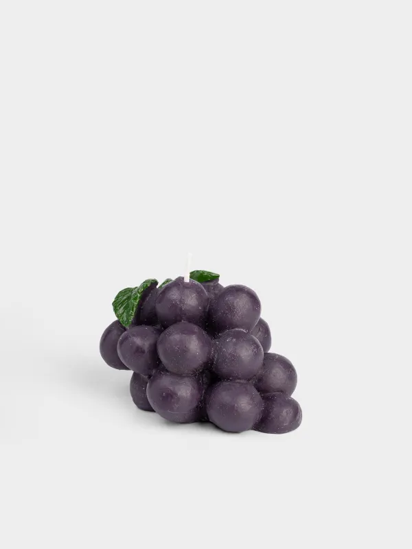 Шам, 9x5 см, күлгін, Жүзім, Fruit shape, image-1