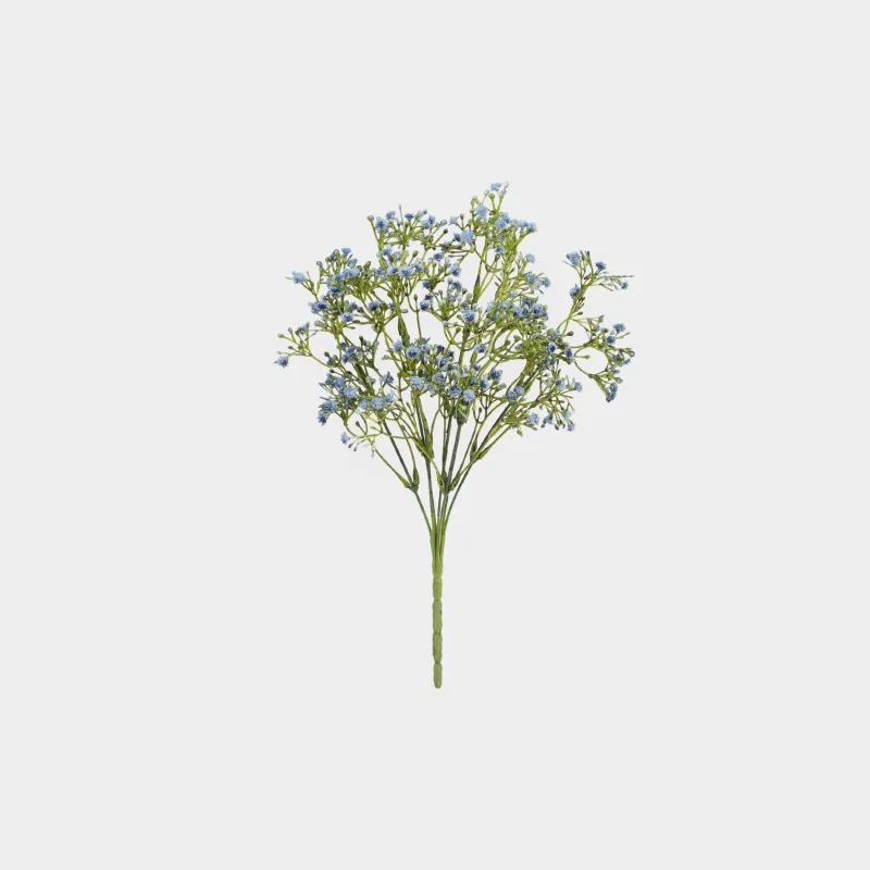 Ветка декоративная, 35 см, Синяя гипсофила, Flower garden