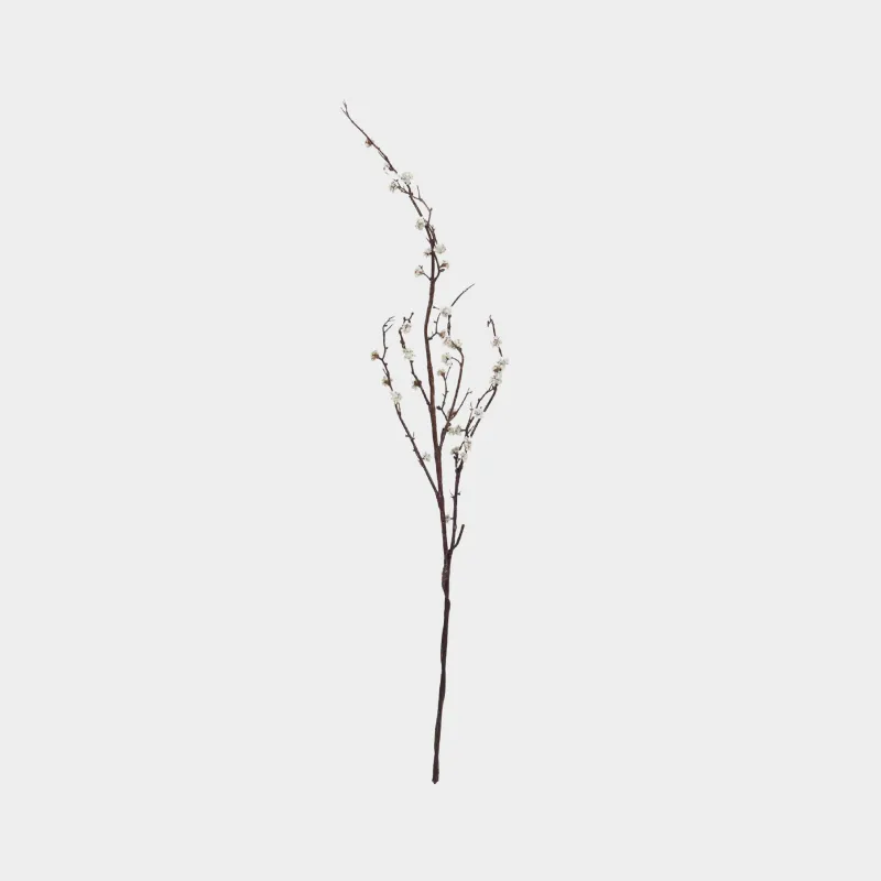 Сәндік бұтақ, 1,1 м, пластик/полиэстер, Қара өрік гүлдері, Flower garden