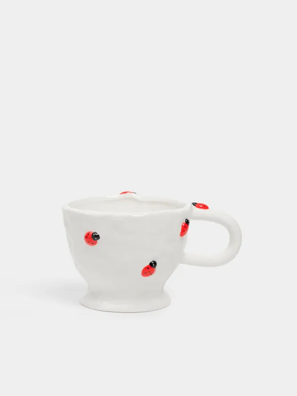 Саптыаяқ, 400 мл, фарфор Р, ақ, Қанқыз, Ladybirds, image-0