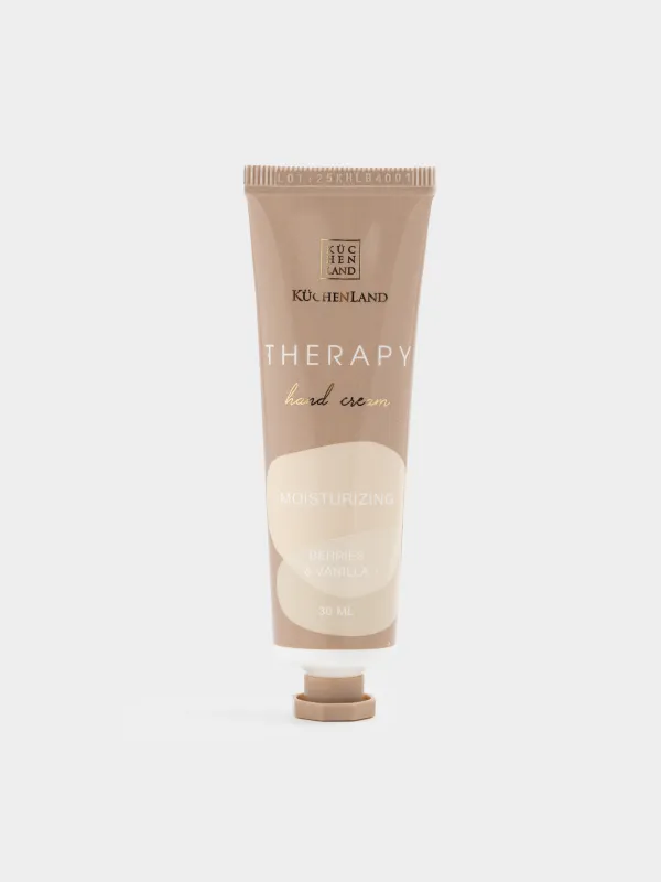 Қолға арналған крем, 30 мл, ылғалдандырады, Жидектер/Ваниль, Therapy, image-0