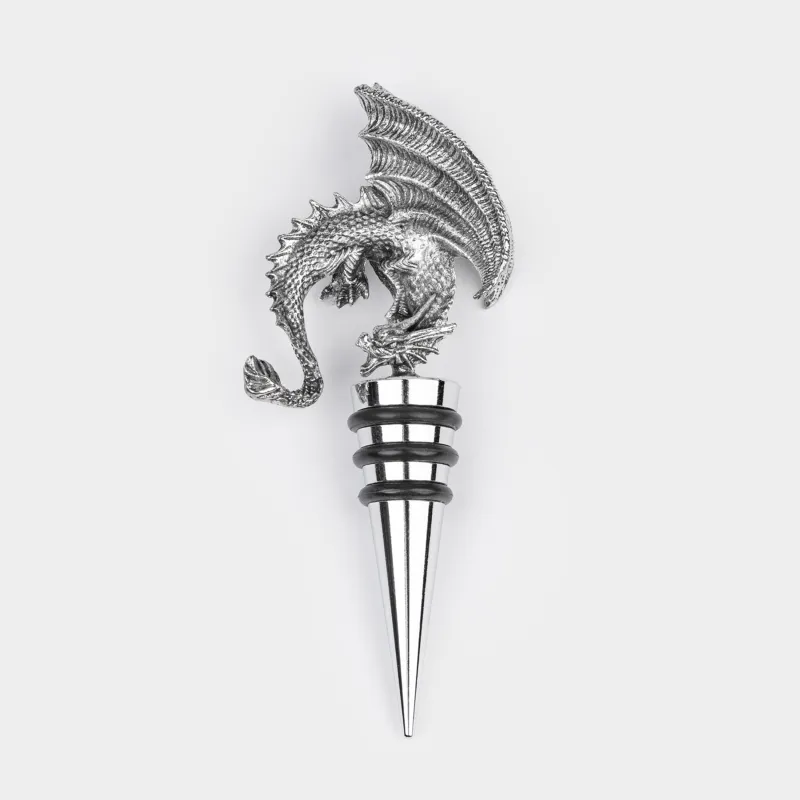 Пробка для винной бутылки, 12 см, металл, Dragon rainira