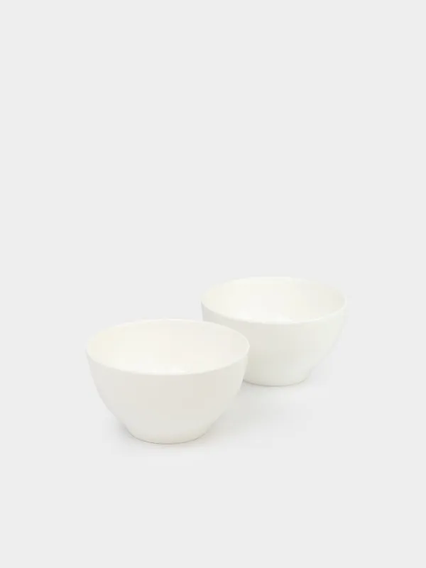 Пиала, 12х6 см, 2 дана, F фарфоры, ақ, Ideal white, image-1