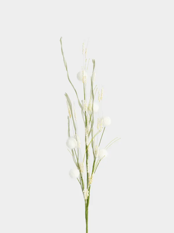 Сәндік бұтақ, 85 см, пенопласт, алюминий, Meadow decor, image-1