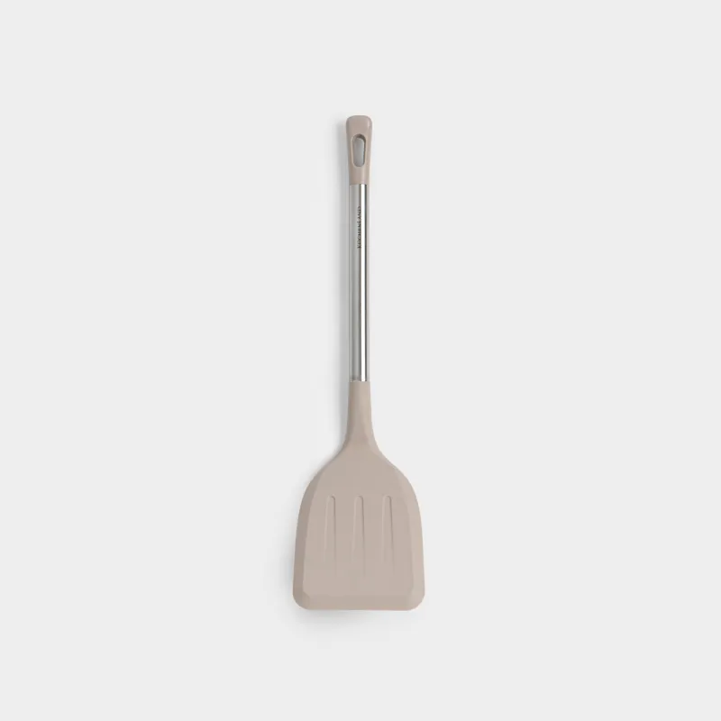 Қалақша, 35 см, силикон/болат, сұр, Ginelli kitchen