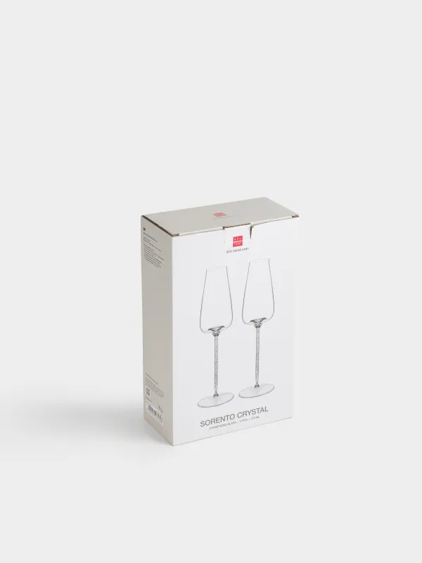 Бокал для шампанского, 2 шт, со стразами, Sorento crystal, image-4