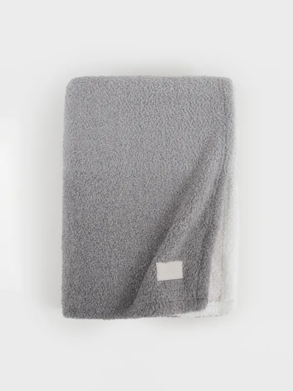 Көрпе, 130х170 см, екі жақты, полиэстер, ашық сұр, Neutral, image-0