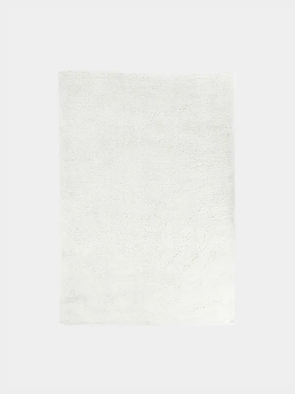 Ковер, 150х210 см, полиэстер/хлопок, молочный, Пушистый ворс, Monotone, image-0