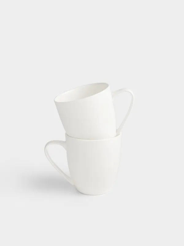 Саптыаяқ, 450 мл, 2 дана, фарфор F, ақ, Ideal white, image-0