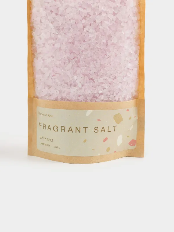 Ваннаға арналған тұз, 350 гр, ашық күлгін, Лаванда, Fragrant salt, image-1